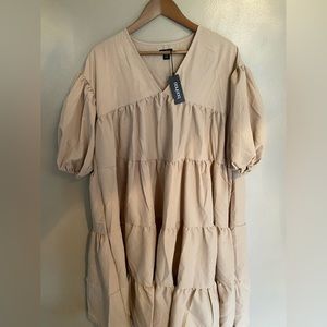 Brand-New Boohoo Puff Sleeve Dress